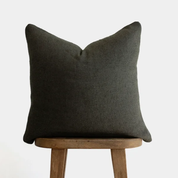 Housse De Coussin Vert Olive Foncé