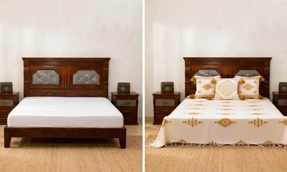 Plaid marocain personnalisable Coussin Atlas