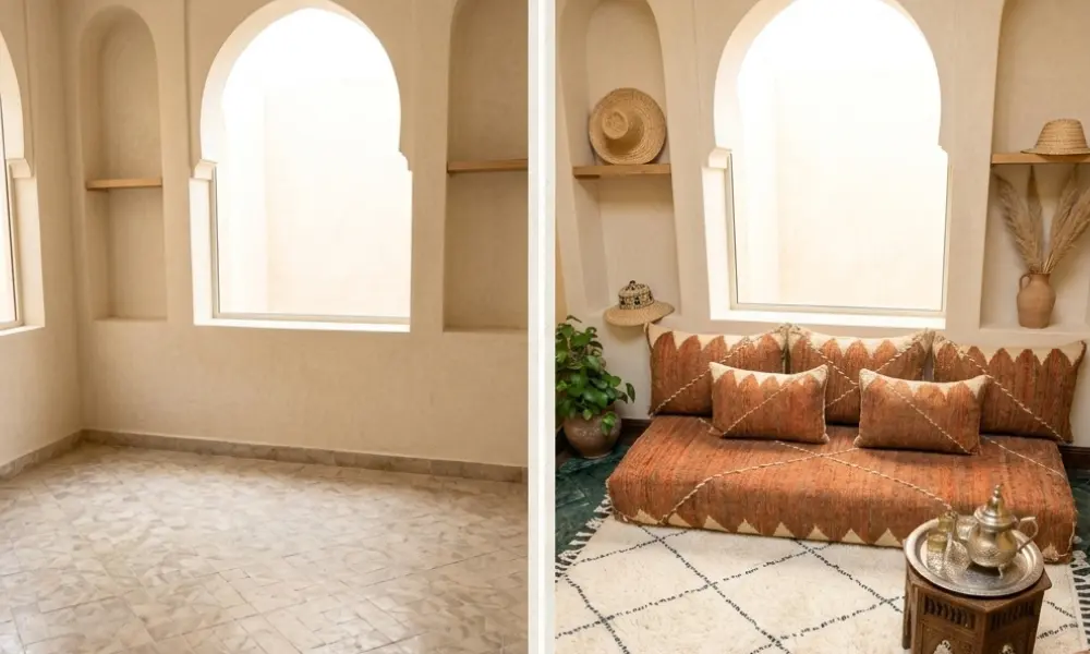 Canapé marocain personnalisable Coussin Atlas
