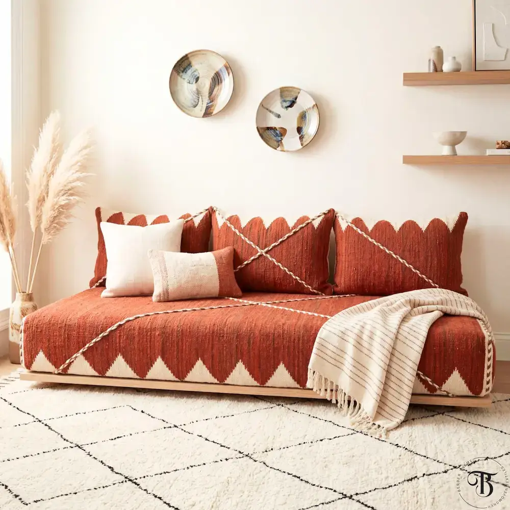 Canapé marocain en laine Coussin Atlas