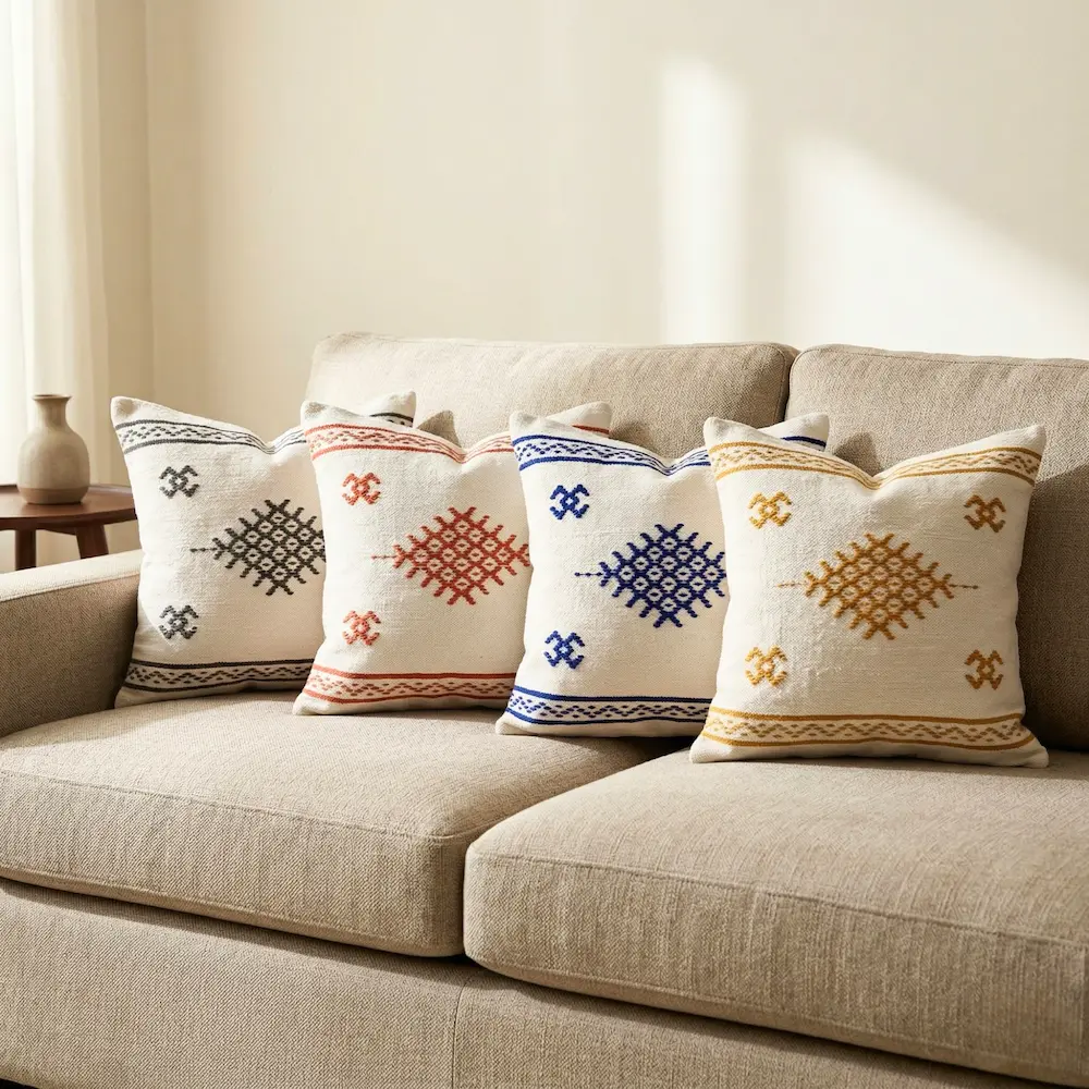 Coussin marocain brodé Coussin Atlas